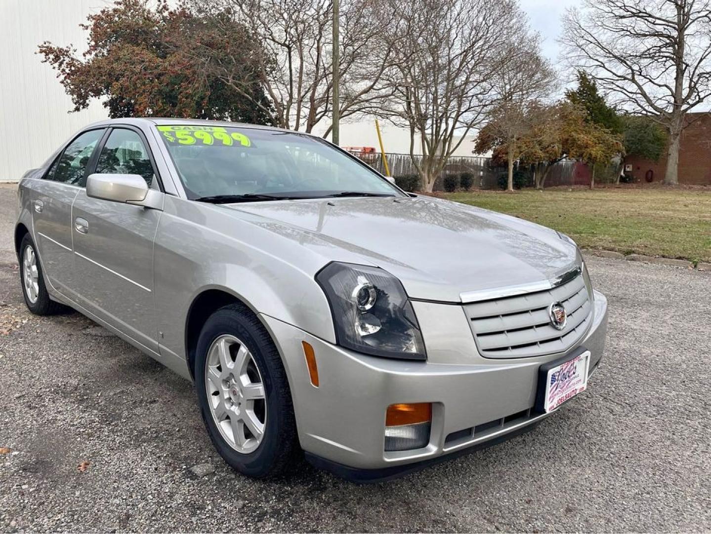 2007 Silver /Gray Cadillac CTS (1G6DM57T170) with an 2.8 V6 engine, Auto transmission, located at 5700 Curlew Drive, Norfolk, VA, 23502, (757) 455-6330, 36.841885, -76.209412 - Photo#0